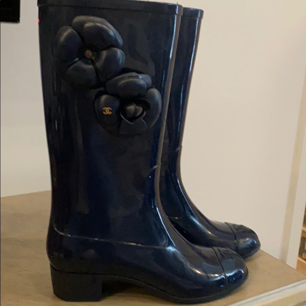 Chanel Rain boots